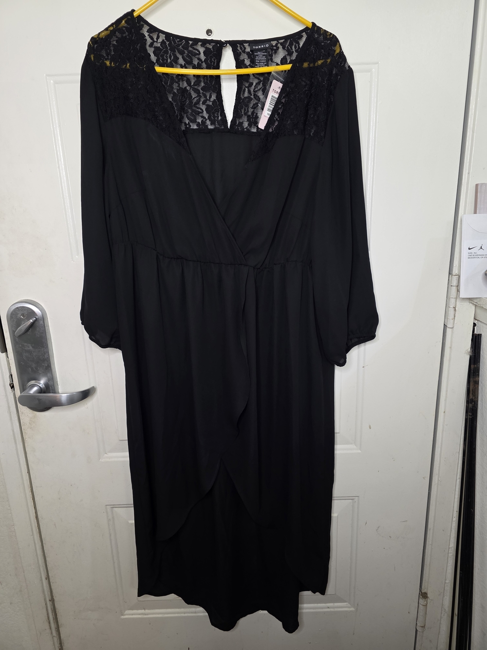 NWT Torrid‎ Black Lace Yoke Dress Size 1 (1x)
